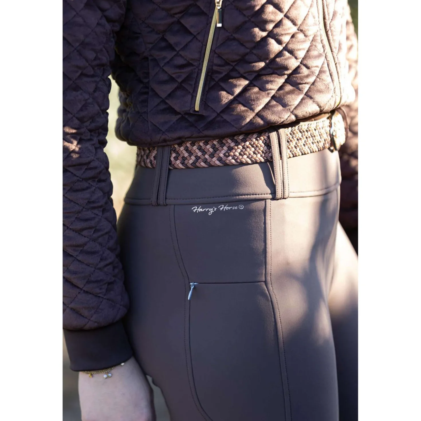 Harry's Horse Rijlegging Classy Full Grip Bracken