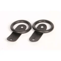 Harry's Horse Rubber en Leren Ringen Zwart