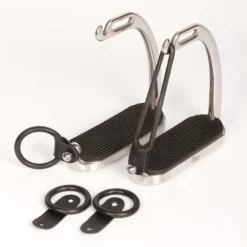 Harry's Horse Rubber en Leren Ringen Zwart