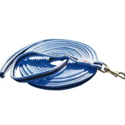Harry's Horse Soft Longeerlijn 8m Marine/Lichtblauw