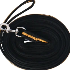 Harry's Horse Soft Longeerlijn 8m Zwart/Goud