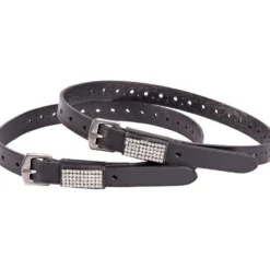 Harry's Horse Sporenriempjes Broque Zwart/Zilver