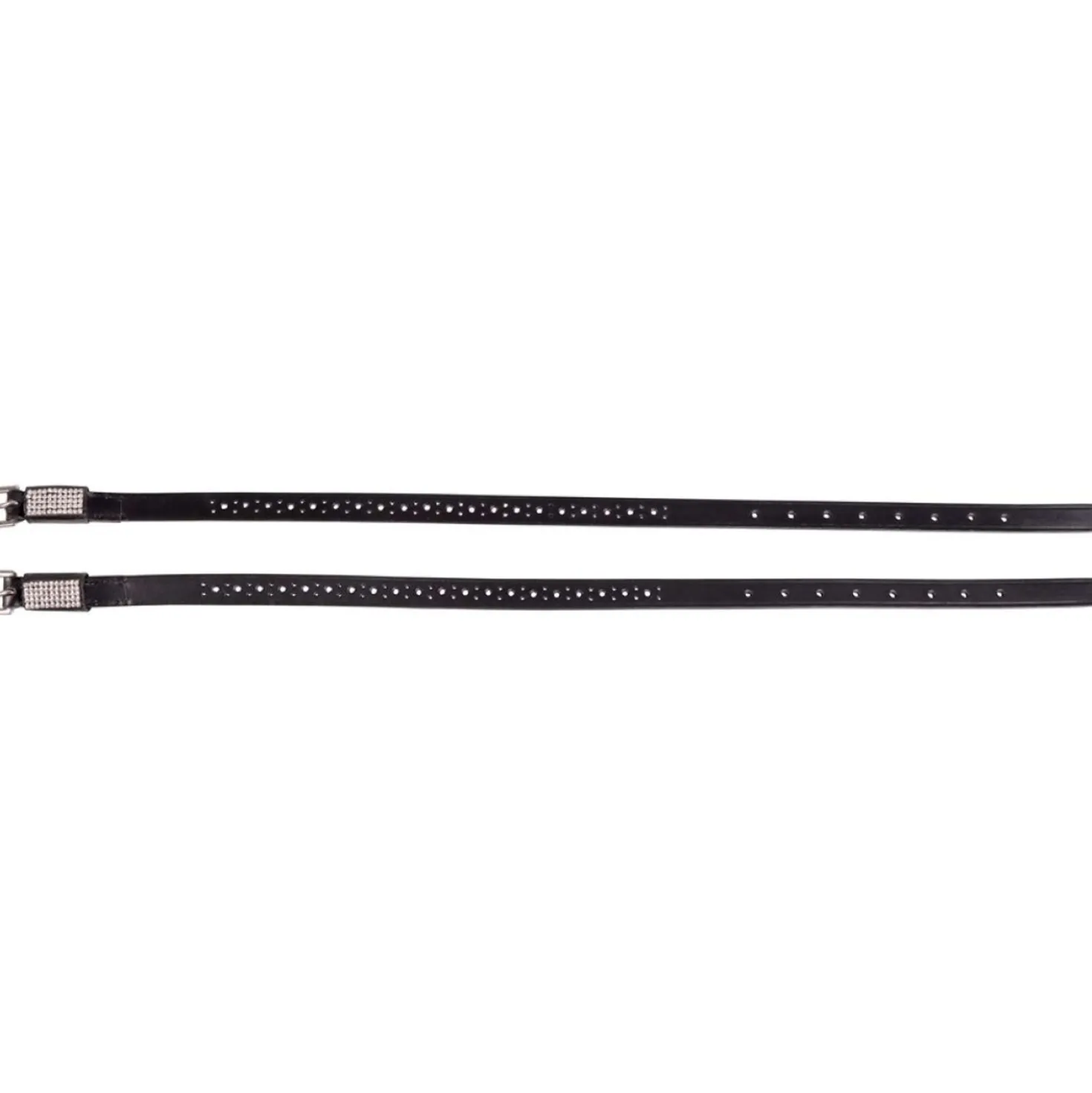 Harry's Horse Sporenriempjes Broque Zwart/Zilver
