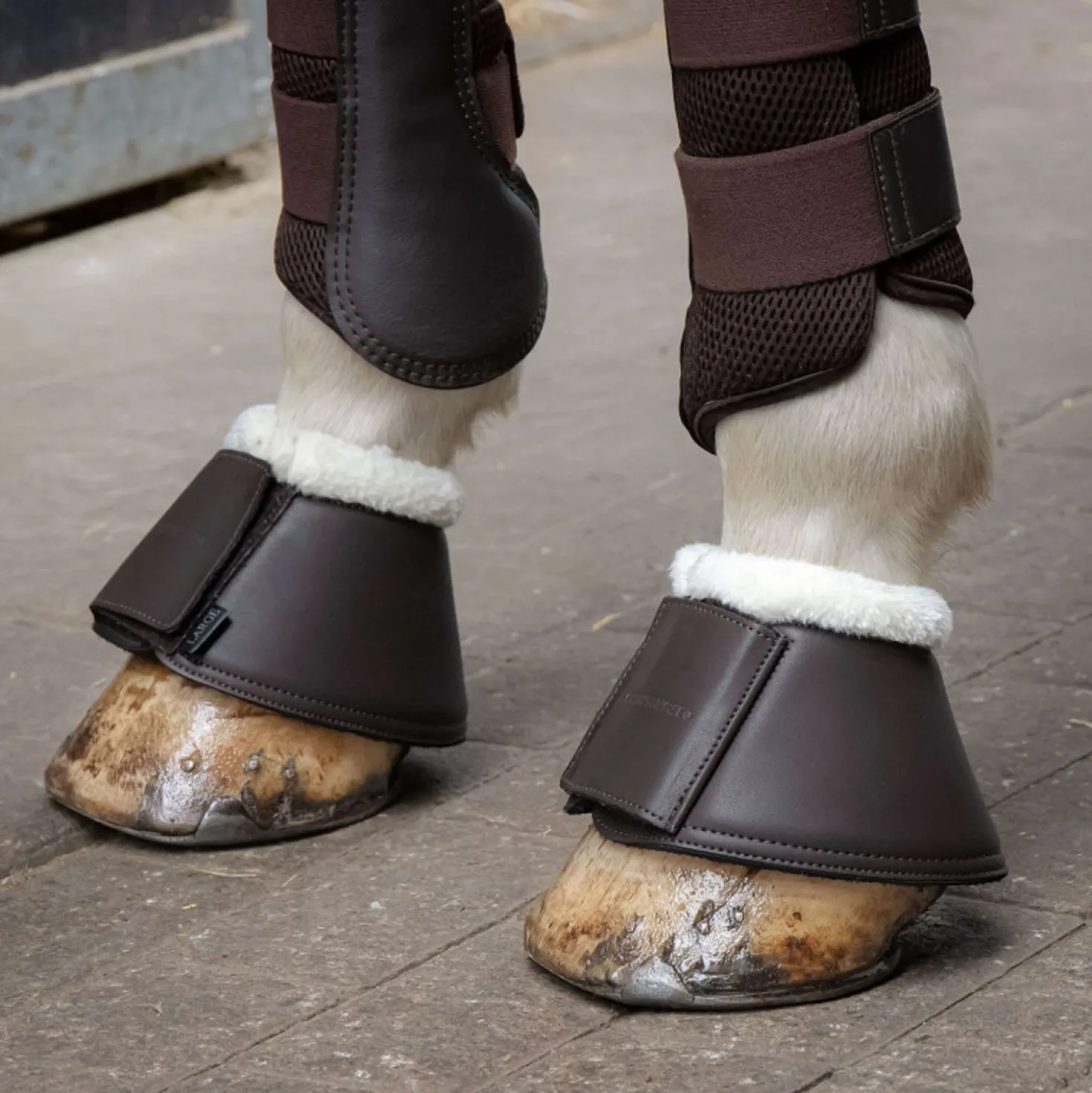 Harry's Horse Springschoenen Excellent Faux Fur Bruin