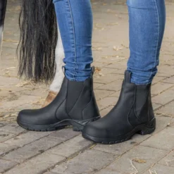 Harry's Horse Stalschoenen Leder Safety Steel Toe Zwart