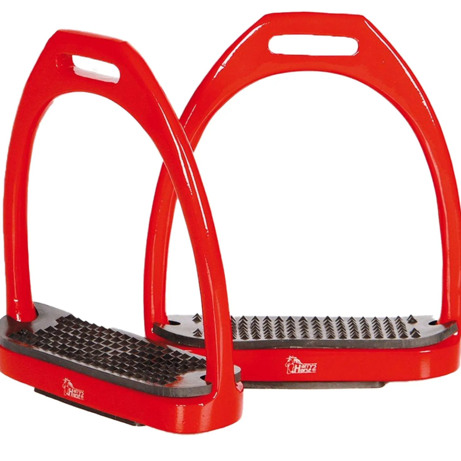 Harry's Horse Stijgbeugels Aluminium Colour Rood