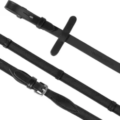 Harry's Horse Teugels Supergrip met Stops Zwart