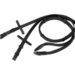 Harry's Horse Teugels Supergrip met Stops Zwart