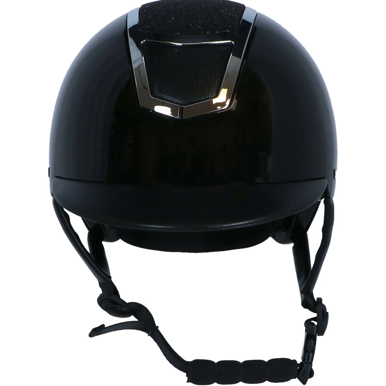 Harry's Horse Veiligheidscap Matterhorn Sparkle Zwart/Zilver