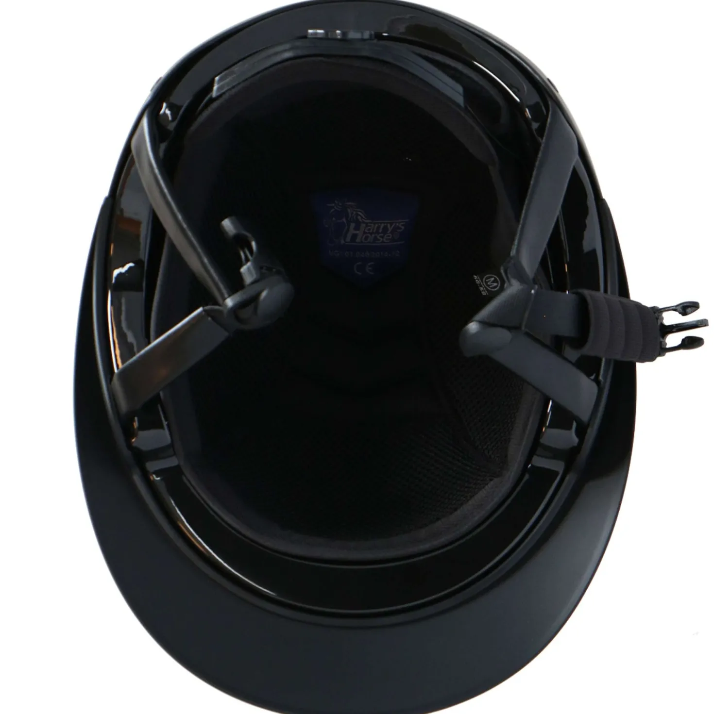 Harry's Horse Veiligheidscap Mont Blanc Glossy Zwart