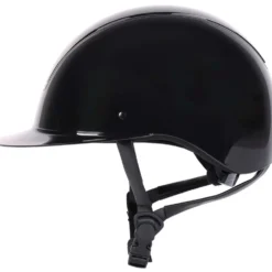 Harry's Horse Veiligheidscap Royal Glossy Zwart/Zwart