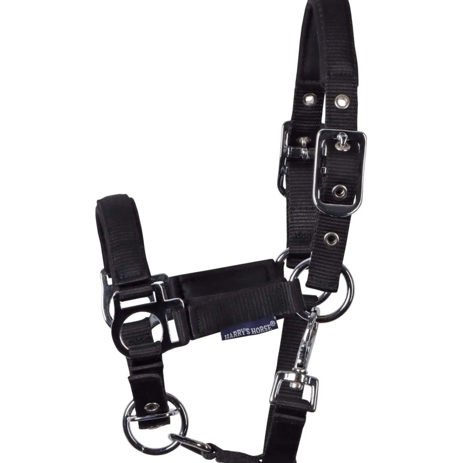 Harry's Horse Veulenhalster Padded Zwart