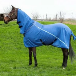 Harry's Horse Vliegendeken Mesh Pro Neck Blauw