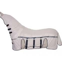 Harry's Horse Vliegendeken Mesh Pro Superior met Hals Taupe