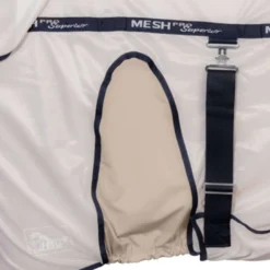 Harry's Horse Vliegendeken Mesh Pro Superior met Hals Taupe