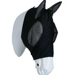 Harry's Horse Vliegenmasker SkinFit met Oren Zwart