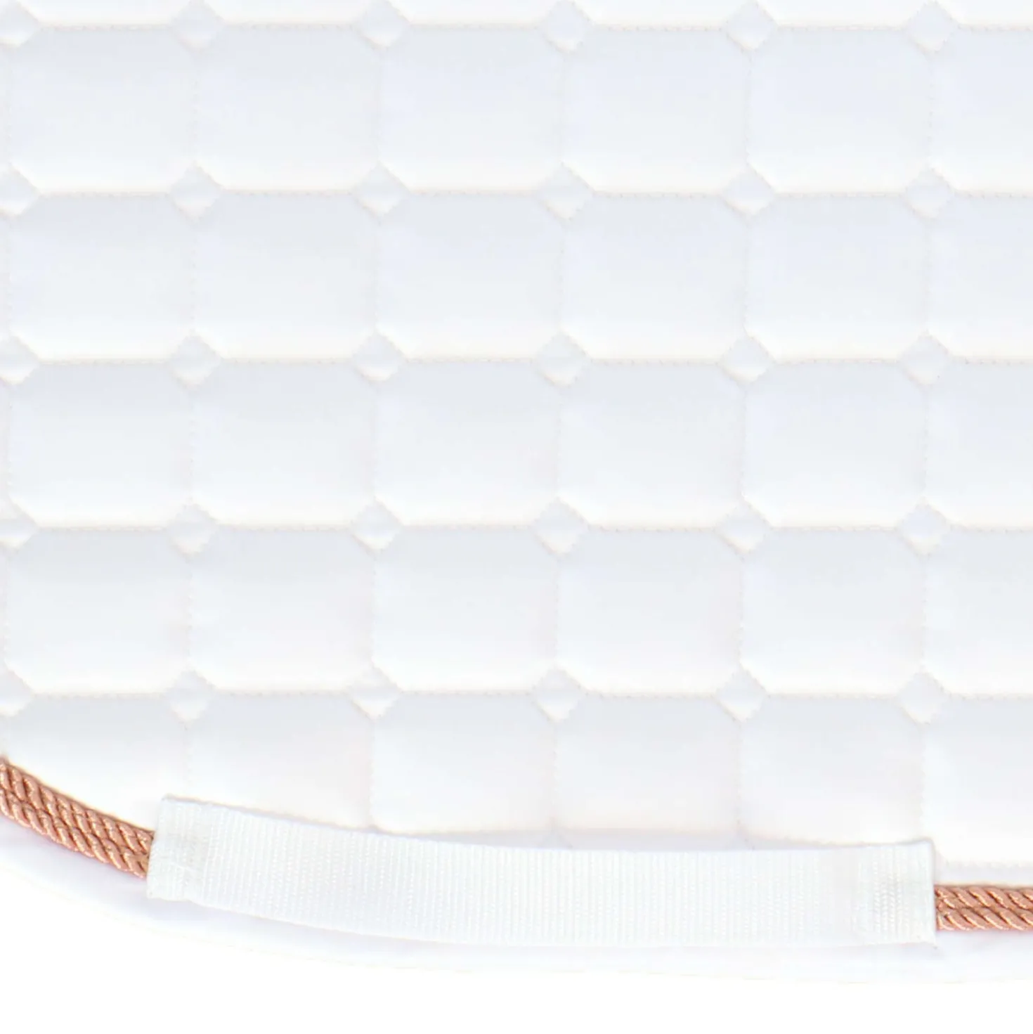 Harry's Horse Zadeldekje Reverso logo Competition Dressuur Wit/Rosegold