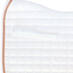 Harry's Horse Zadeldekje Reverso logo Competition Dressuur Wit/Rosegold