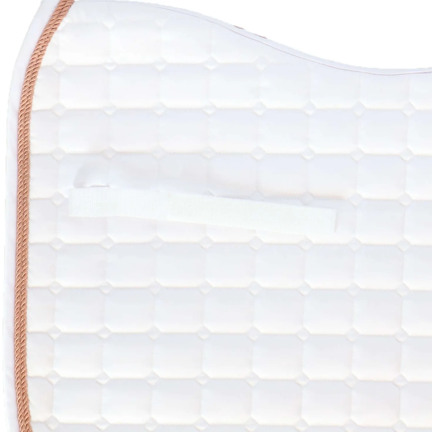 Harry's Horse Zadeldekje Reverso logo Competition Dressuur Wit/Rosegold