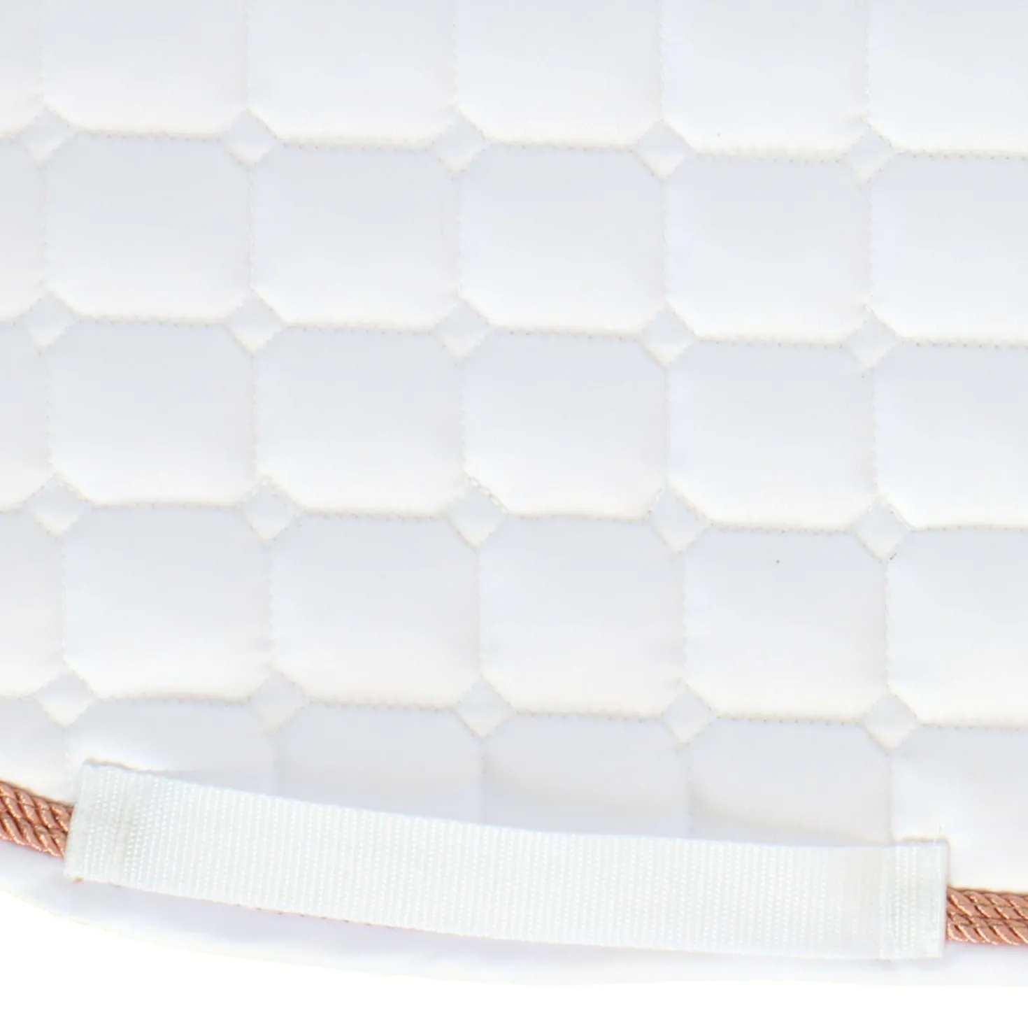 Harry's Horse Zadeldekje Reverso Logo Competition Veelzijdigheid Wit/Rosegold