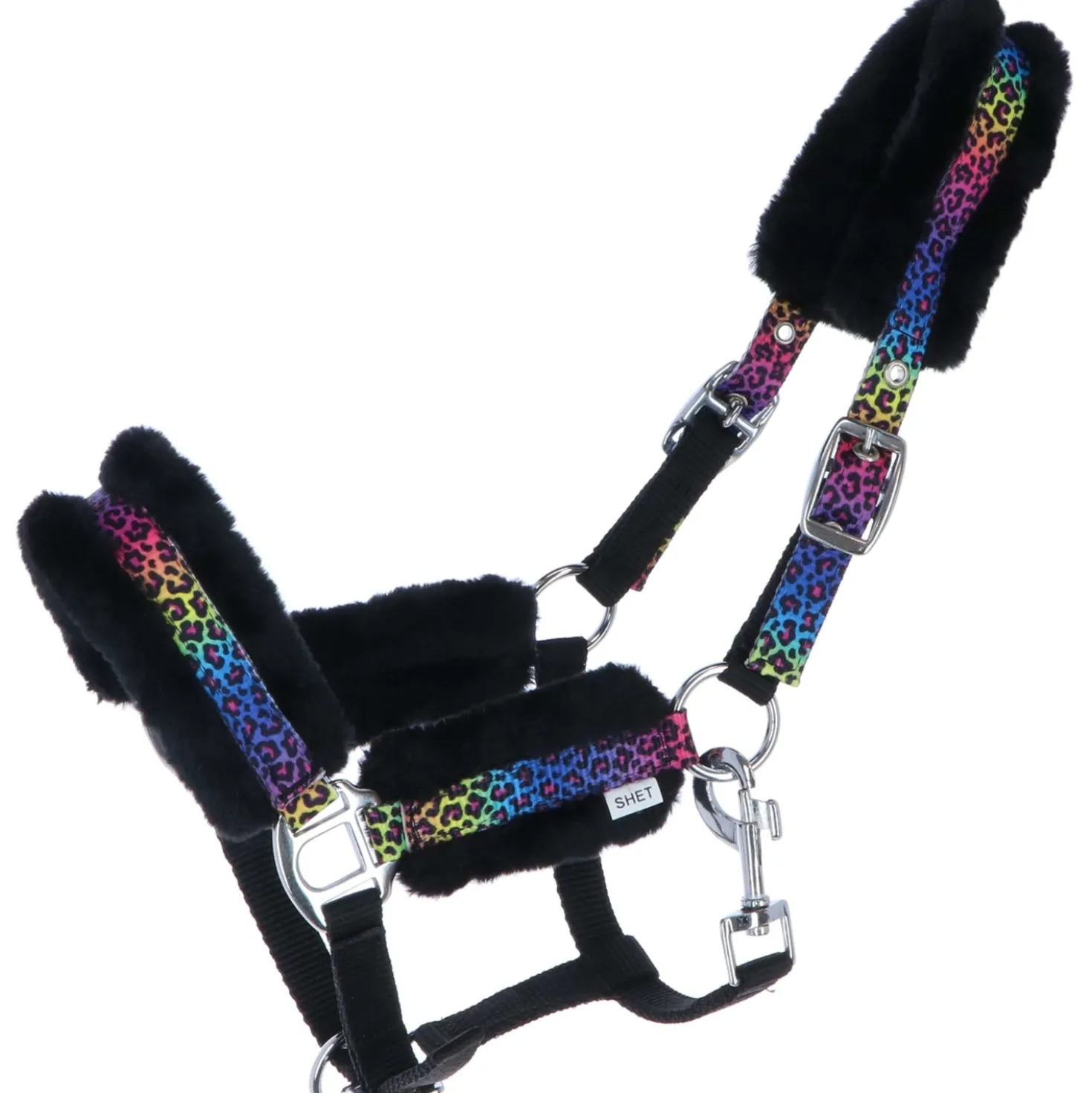 HB Halster Funny Little Sizes Zwart/Rainbow
