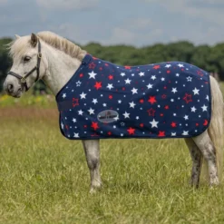 HB Harry & Hector Fleece deken Star Blauw