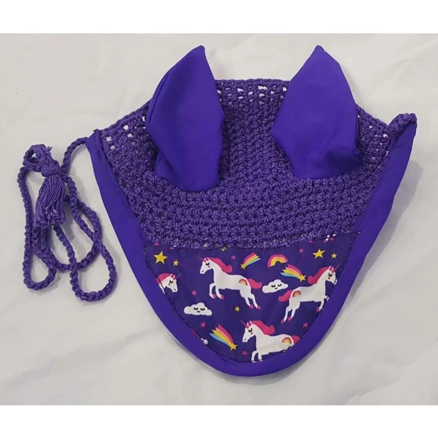 HB Harry & Hector Oornetje Unicorn Paars