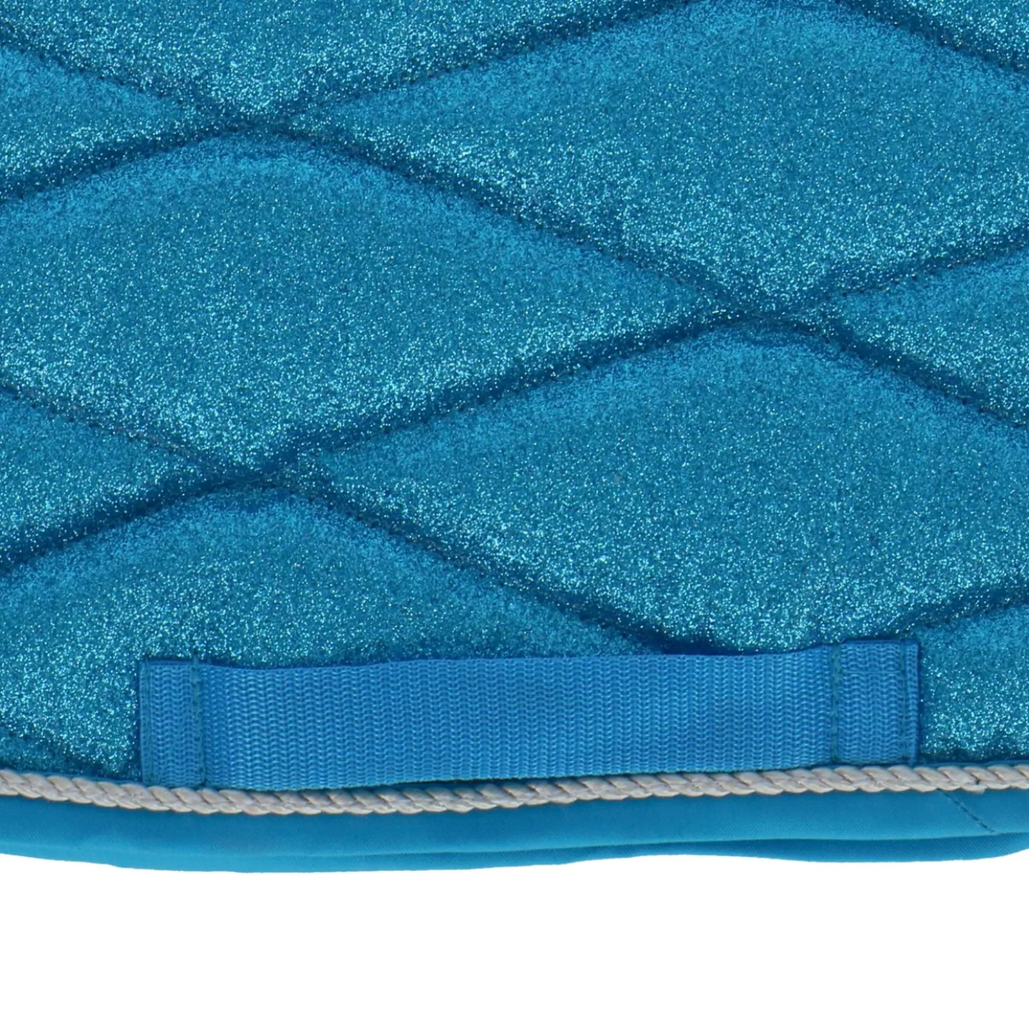HB Harry & Hector Zadeldekje Sparkling Glitter Sea Blue