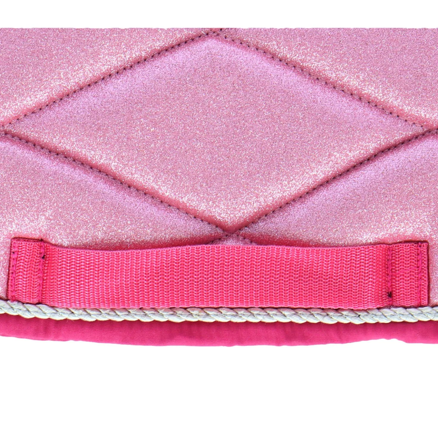 HB Harry & Hector Zadeldekje Sparkling Glitter Roze