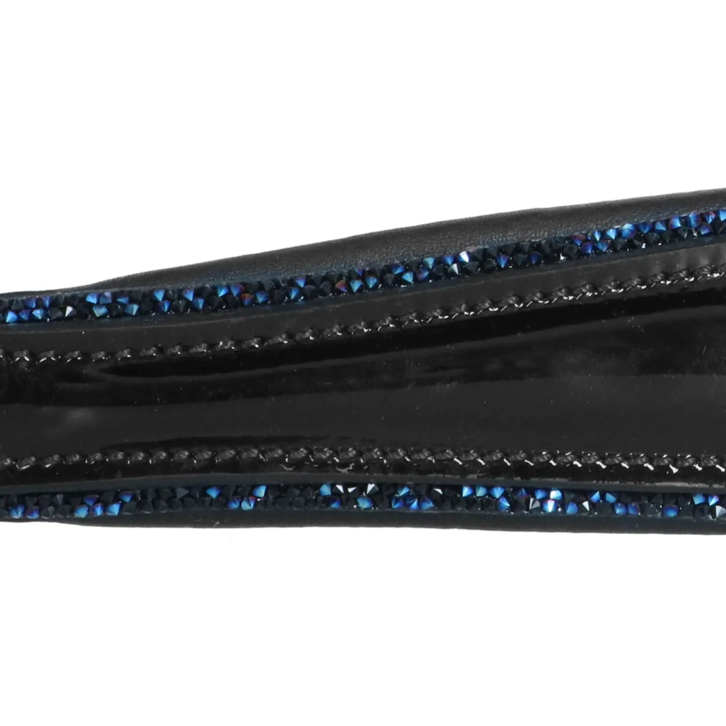 HB Neusriem Showtime Africhting Zwart/Navy Glitter