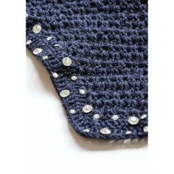 HB Oornetje met Trydac Swarovski steentjes Navy
