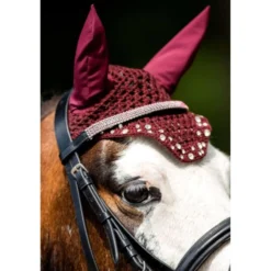 HB Oornetje met Trydac Swarovski steentjes Burgundy
