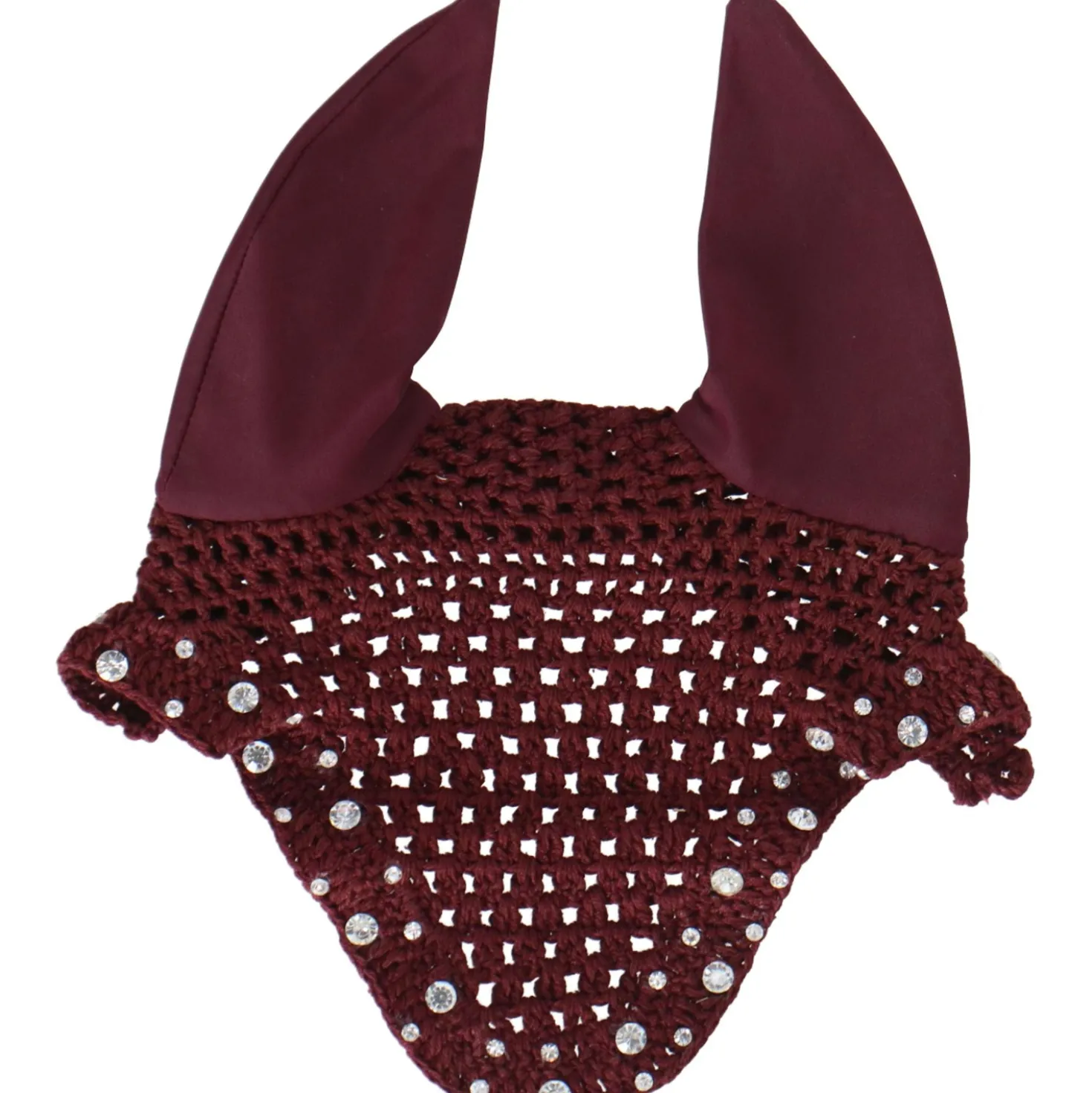 HB Oornetje met Trydac Swarovski steentjes Burgundy