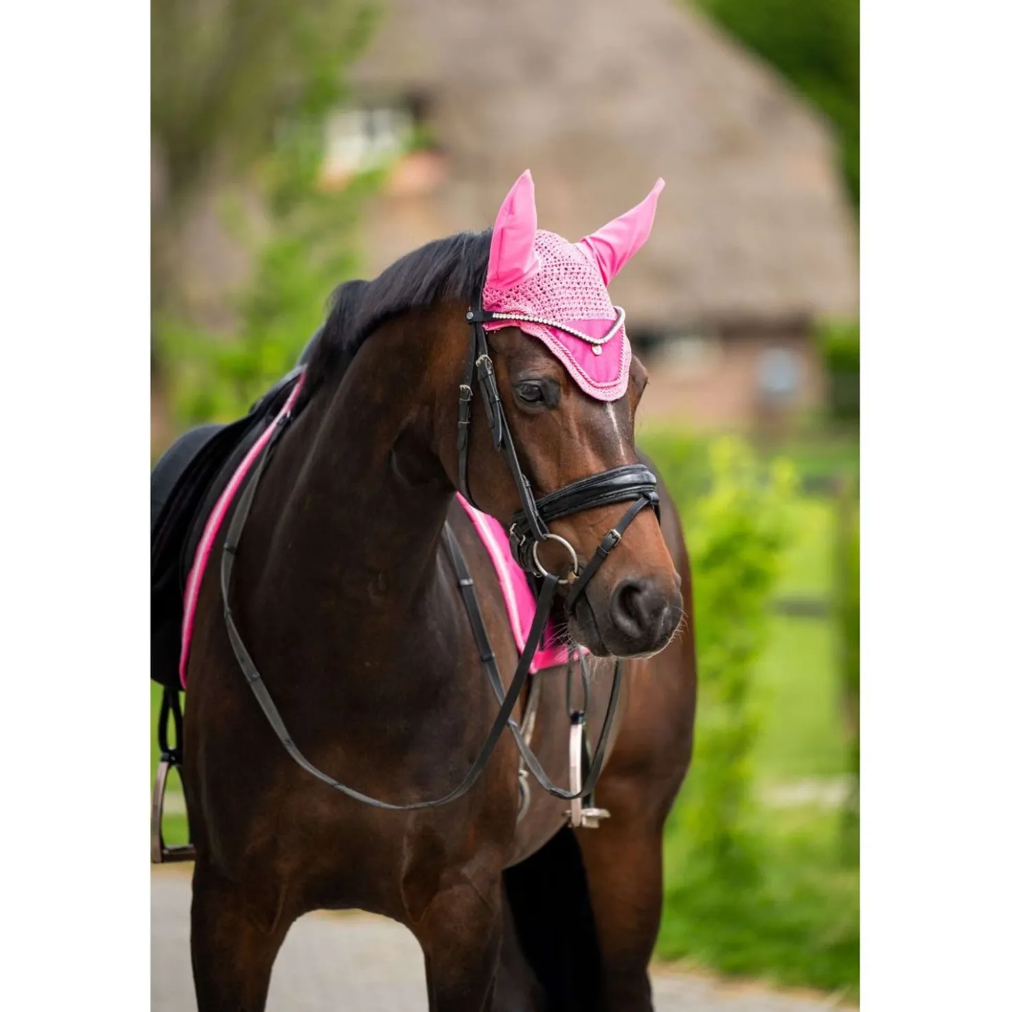 HB Oornetje Showtime Glitter Fuchsia