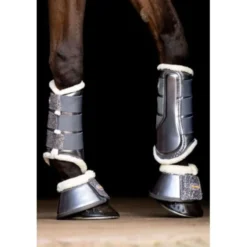 HB Showtime Beenbeschermers Gold Rush Glitter Grijs