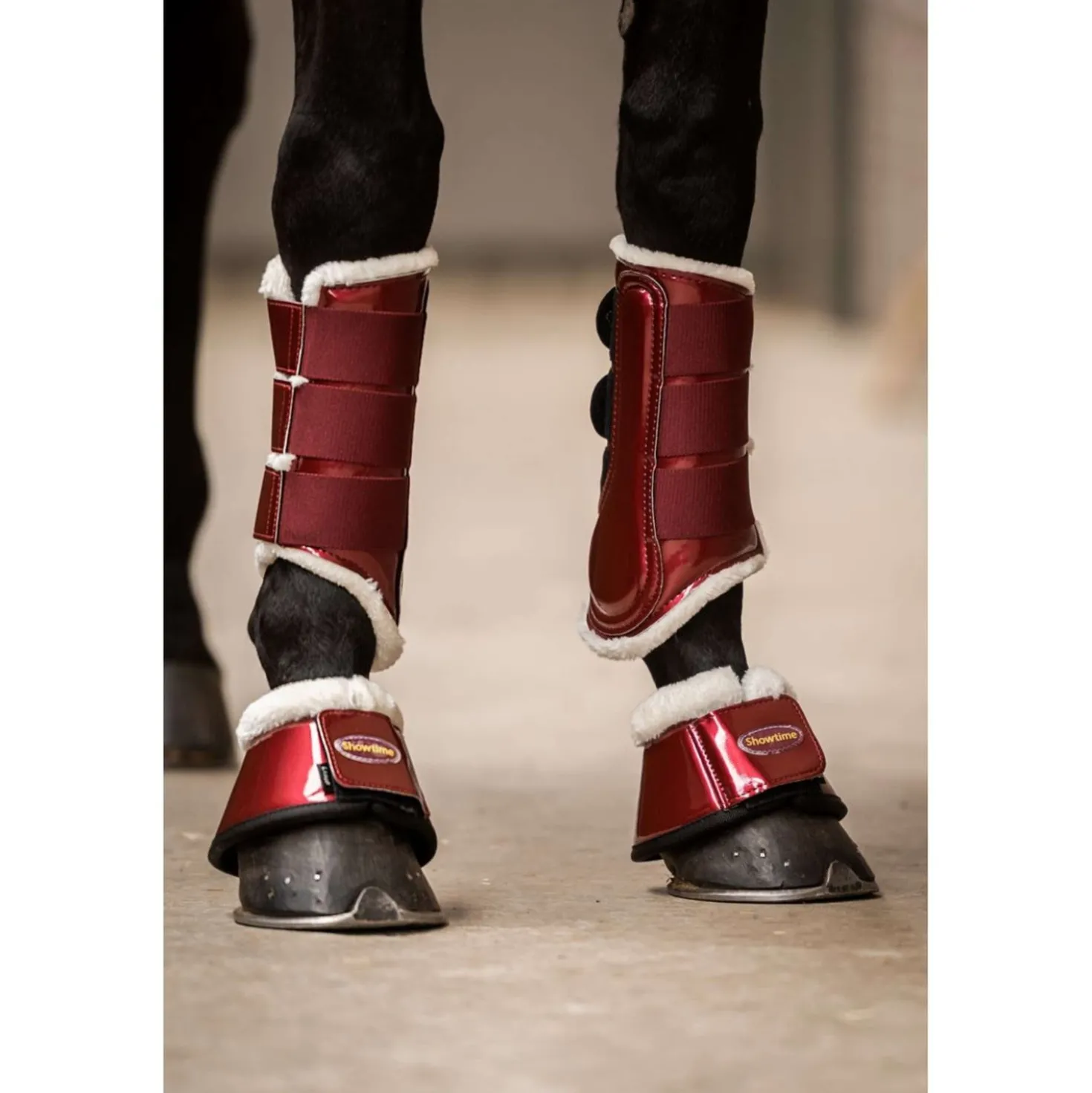 HB Showtime Beenbeschermers Crown Burgundy