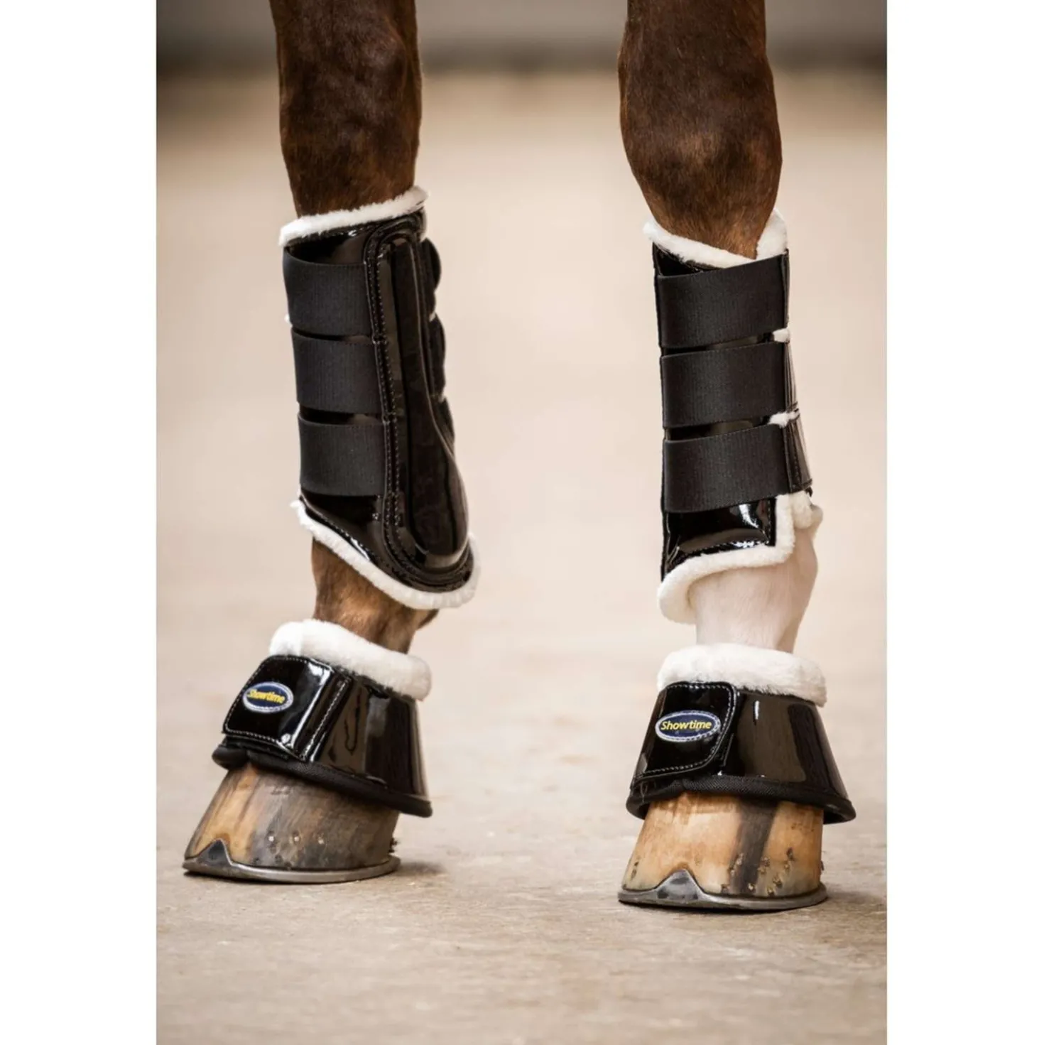 HB Showtime Beenbeschermers Crown Zwart