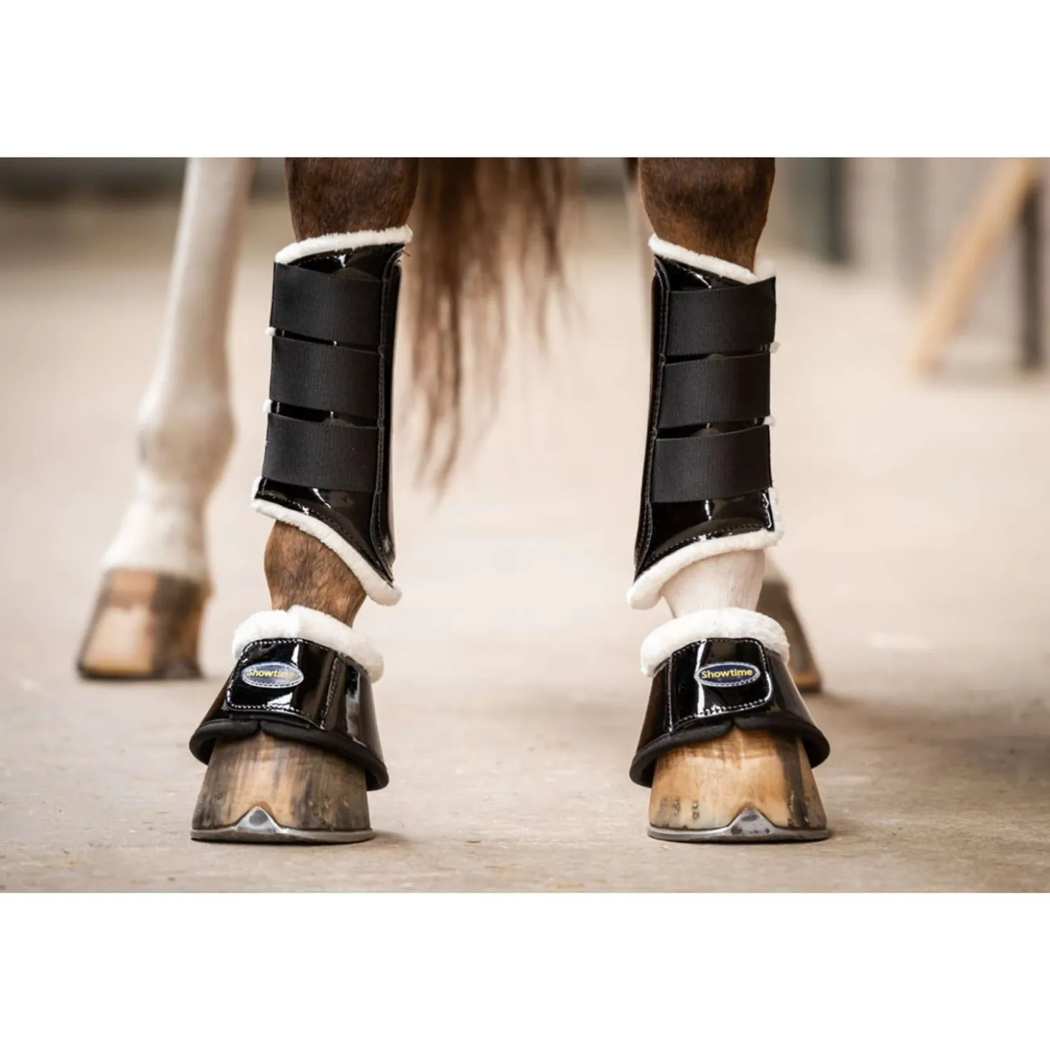 HB Showtime Beenbeschermers Crown Zwart