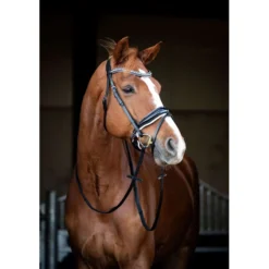 HB Showtime Hoofdstel Snowflake Zwart/Wit
