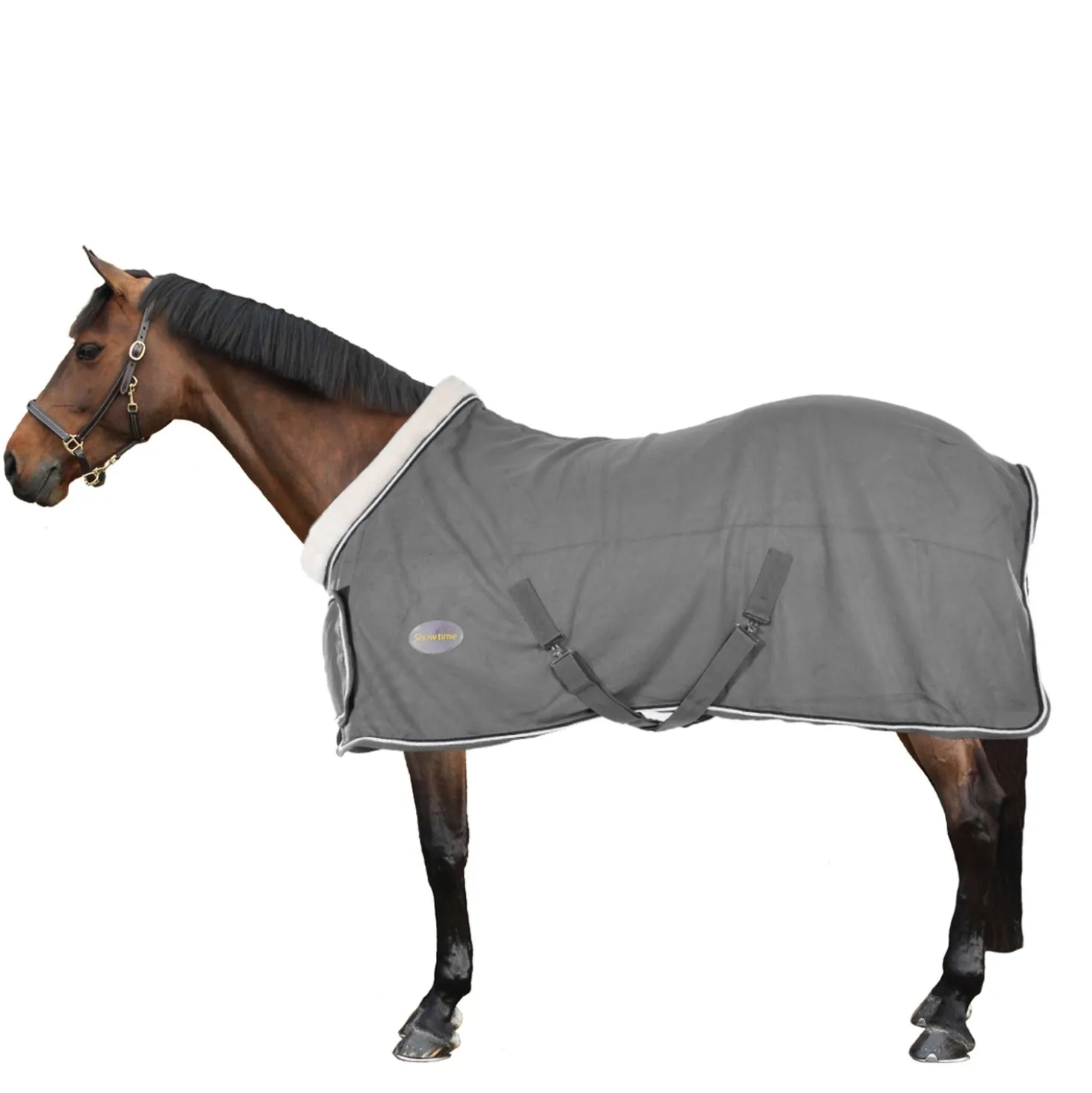 HB Showtime Showdeken Fleece 400gr Dutch Crown Grijs