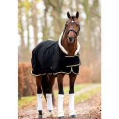 HB Showtime Showdeken Fleece 400gr Dutch Crown Zwart