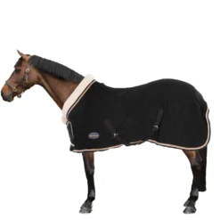 HB Showtime Showdeken Fleece 400gr Dutch Crown Zwart