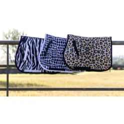 HB Zadeldekje Animal Print Shetland Luipaard