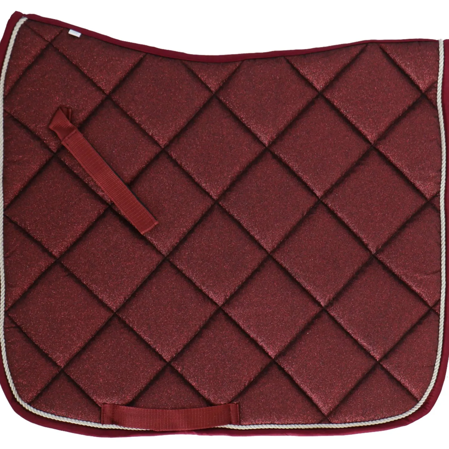 HB Zadeldekje Sparkling Glitter Dressuur Burgundy