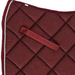 HB Zadeldekje Sparkling Glitter Dressuur Burgundy