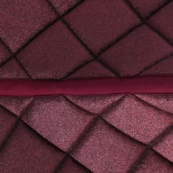 HB Zadeldekje Sparkling Glitter Dressuur Burgundy