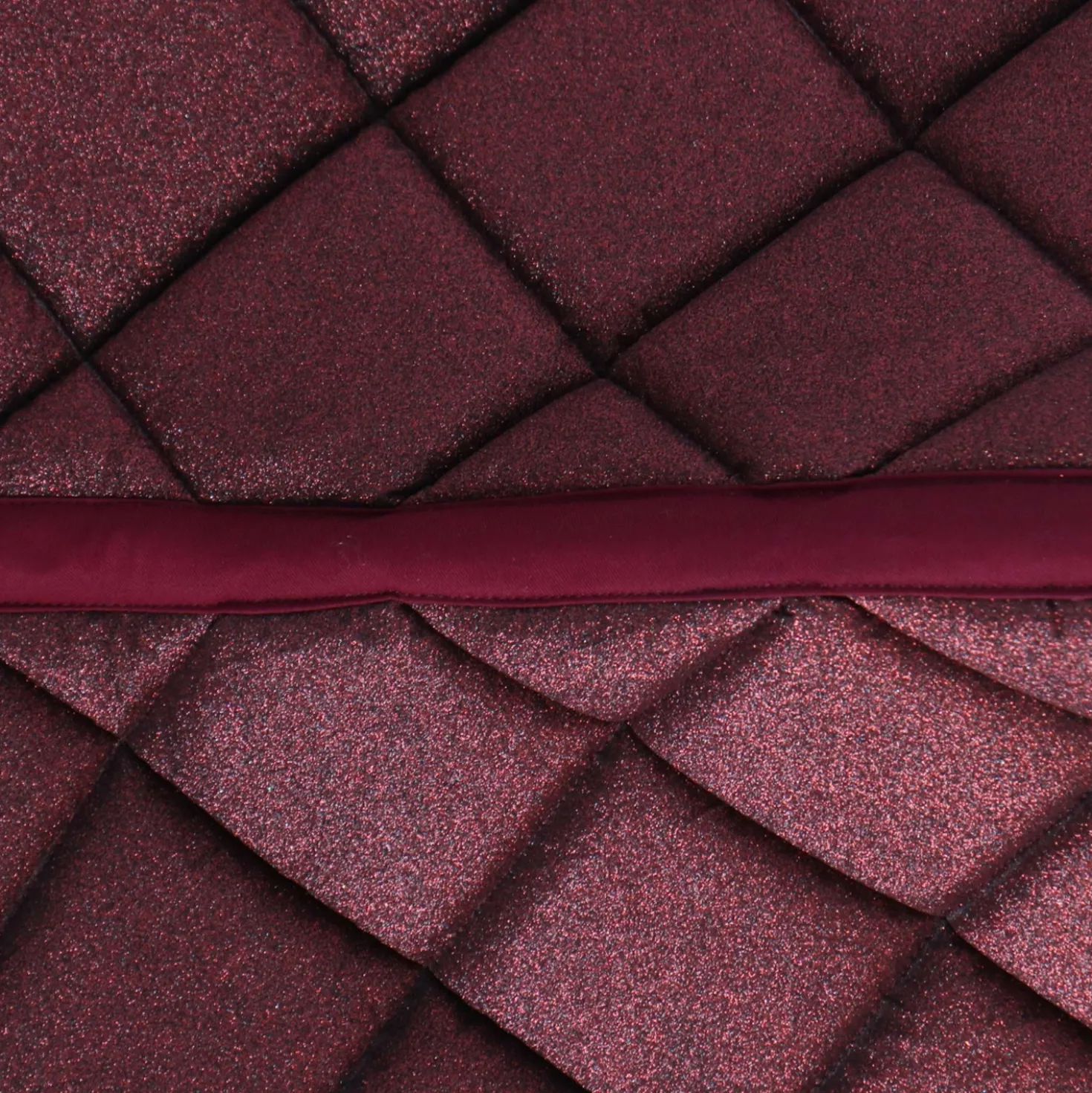 HB Zadeldekje Sparkling Glitter Dressuur Burgundy