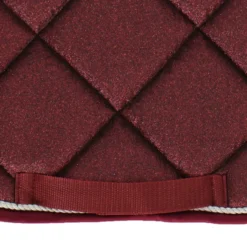 HB Zadeldekje Sparkling Glitter Dressuur Burgundy