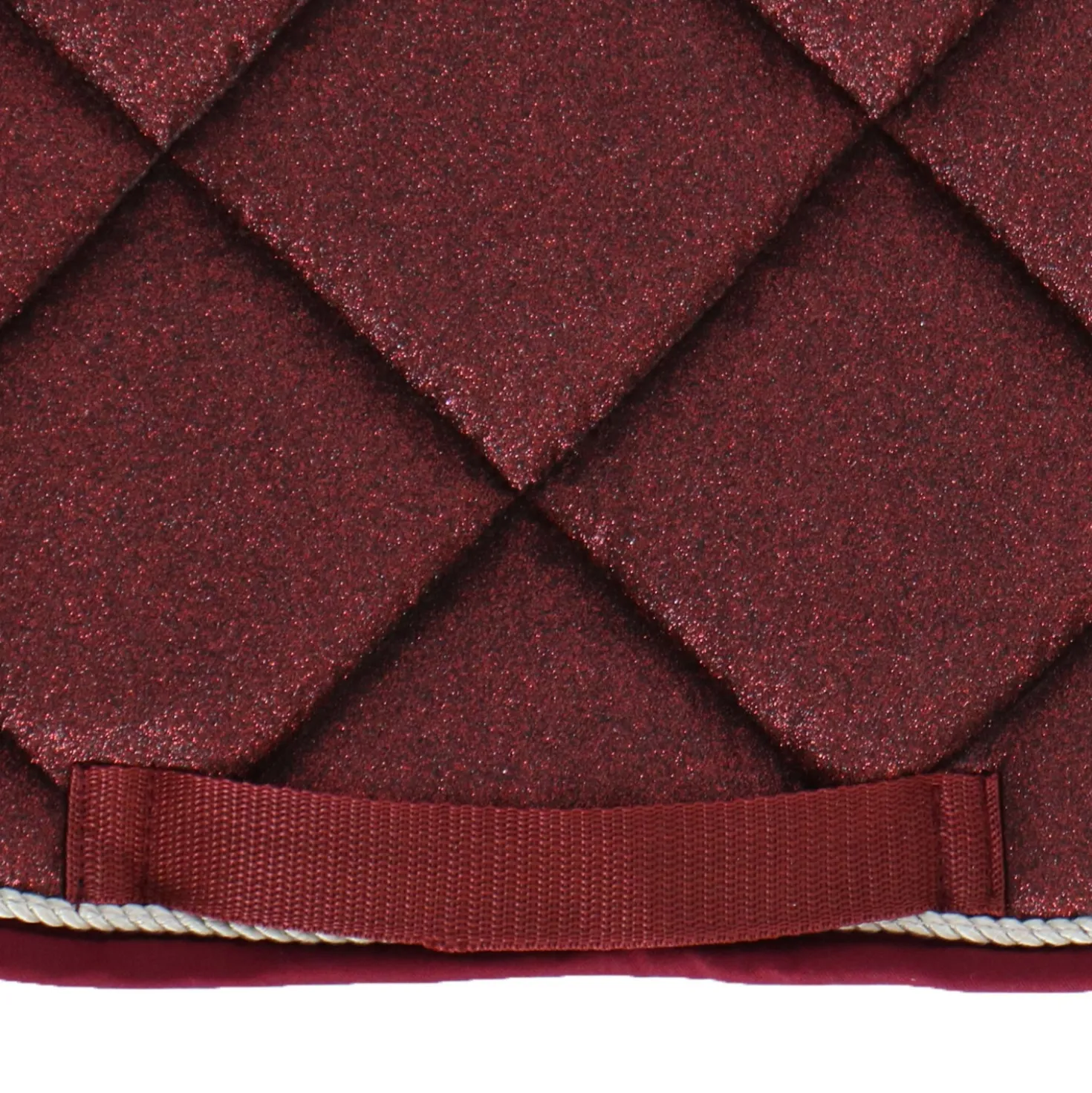 HB Zadeldekje Sparkling Glitter Dressuur Burgundy