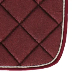 HB Zadeldekje Sparkling Glitter Dressuur Burgundy